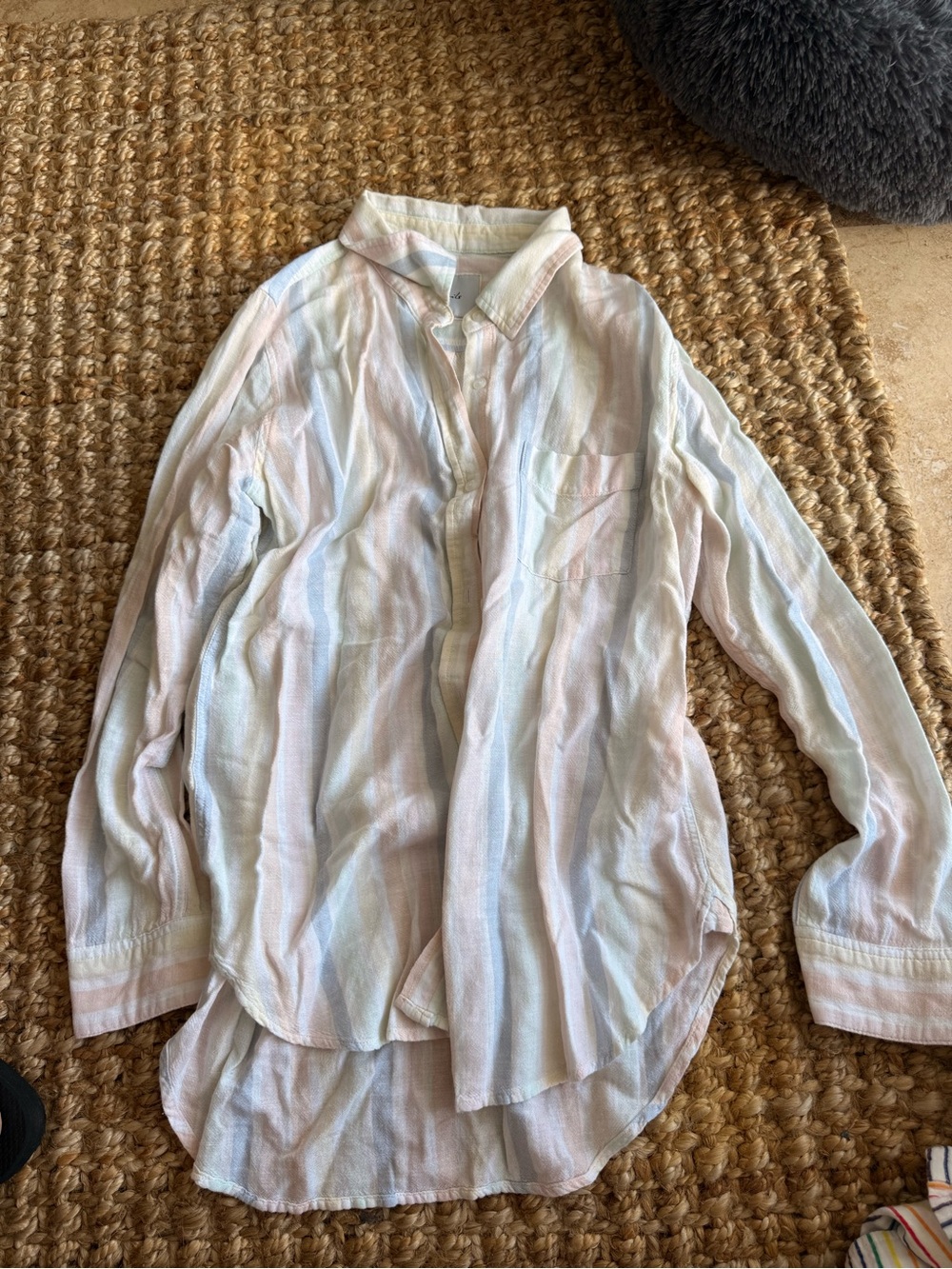 Rails Women's Pastel Striped Button-Down Shirt